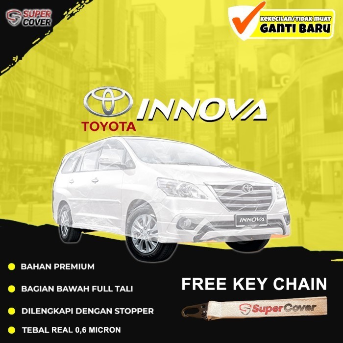 Sarung Mobil Plastik TOYOTA INNOVA Cover Mobil Plastik Supercover