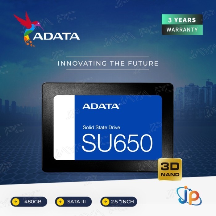 ADATA SSD SU650 ULTIMATE 480GB SATA 3 - SU650 3D NAND 480 GB 2.5" ORIGINAL BEST QUALITY