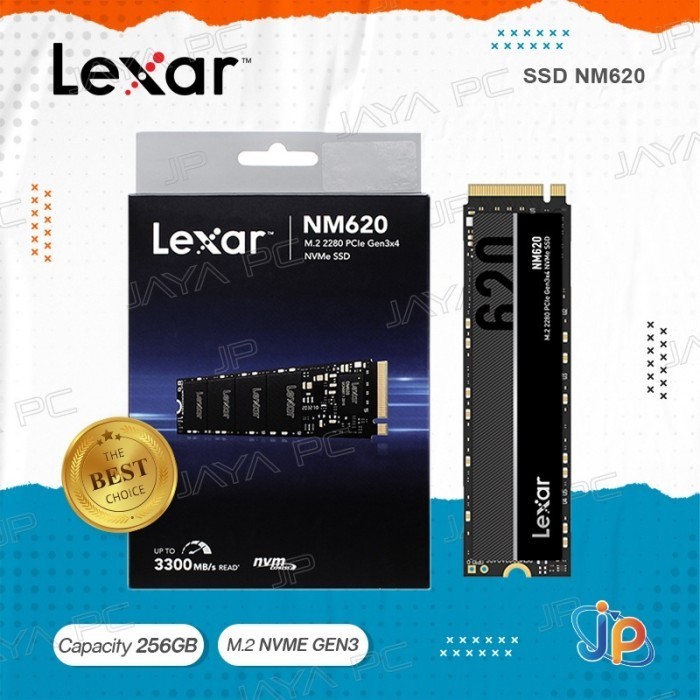 LEXAR NM620 M.2 PCIE GEN3 NVME 2280 256GB - SSD NM 620 M2 256 GB ORIGINAL BEST QUALITY