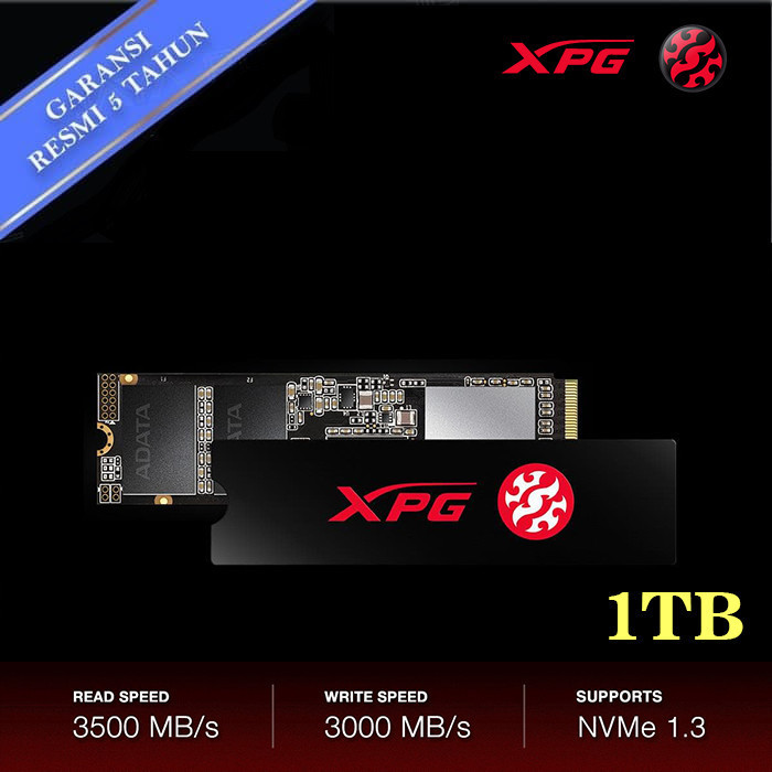 SSD ADATA XPG SX8200 PRO 1TB M.2 NVME ORIGINAL BEST QUALITY