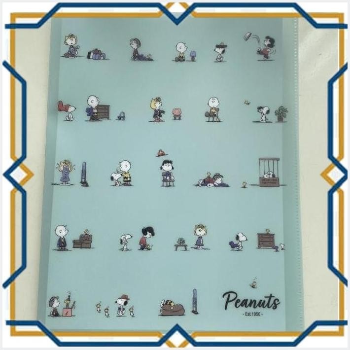 

[MTP2] PAPER FOLDER SNOOPY PEANUTS JAPAN A4 FILE KERTAS DOCUMENT