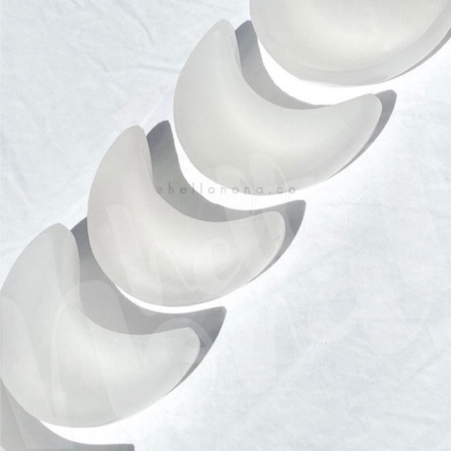 Selenite Crescent Moon Charging Bowl