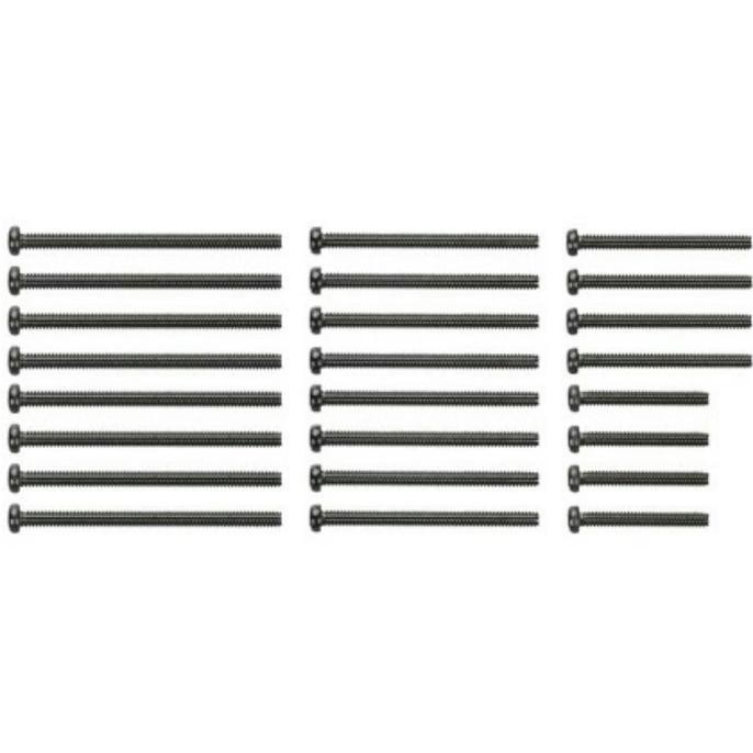 TAMIYA 95434 ST. STEEL SCREW SET 4 SIZE BLACK