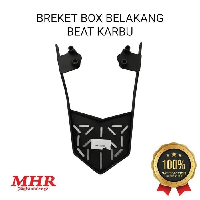 BREKET BOX BEAT KARBU MHR RACING DUDUKAN BAGASI BELAKANG MOTOR