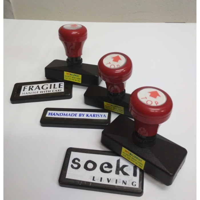 Stempel - Custom Stampel - Tanpa Bantalan&Bisa Refill Tinta
