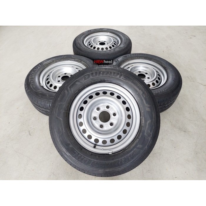 VELG MOBIL SECOND KALENG HIACE PREMIO R16 + BAN BRIDGESTONE 235 65 R16