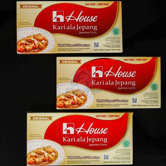 

House Kari Ala Jepang 300gr / Bumbu Curry Jepang Halal - Original TP