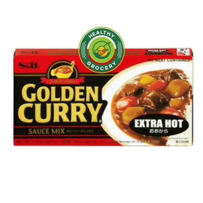 

S&B Golden Curry Extra Hot 220 gr / Bumbu Kari Jepang Super Pedas TF