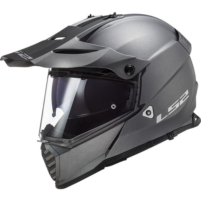 HELM LS2 MX436 PIONEER EVO SOLID MATT TIANIUM
