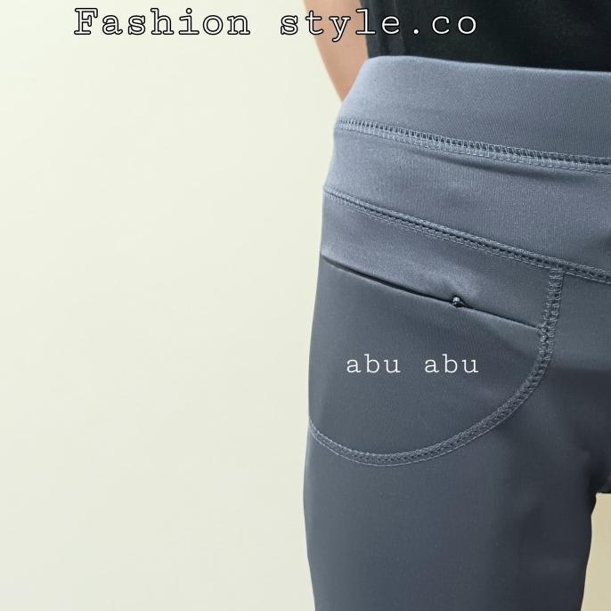 celana panjang wanita bahan scuba jumbo / celana saya scuba strech