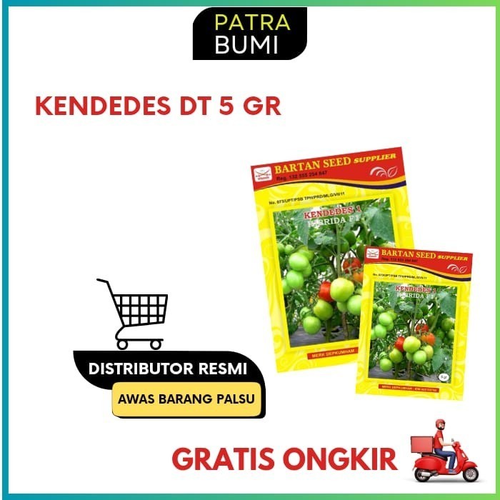 Kendedes Dt 5 Gr Benih Tomat Kendedes - Ken Dedes Tomat - 5Gram