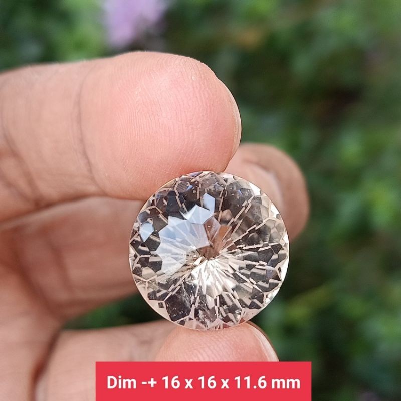 batu kecubung Kalimantan natural