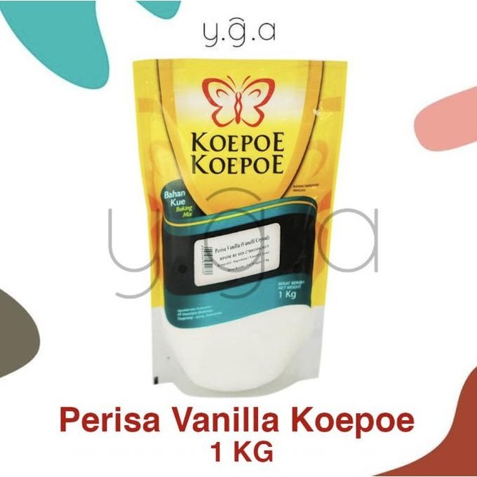 

Perisa Vanilla Koepoe Kupu 1Kg / Vaneli Crystal / Vaneli Kristal
