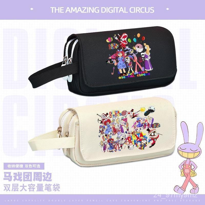 

Magic Digital Circus Peripheral Pamny Cartoon Pencil Case Canvas Primary and Secondary School Student Stationery Box Jax JAX WTWO