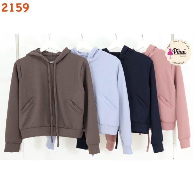 Crop Top Sweater / Sweater Crop Top Polos / Pull And Bear / Hoodie Original