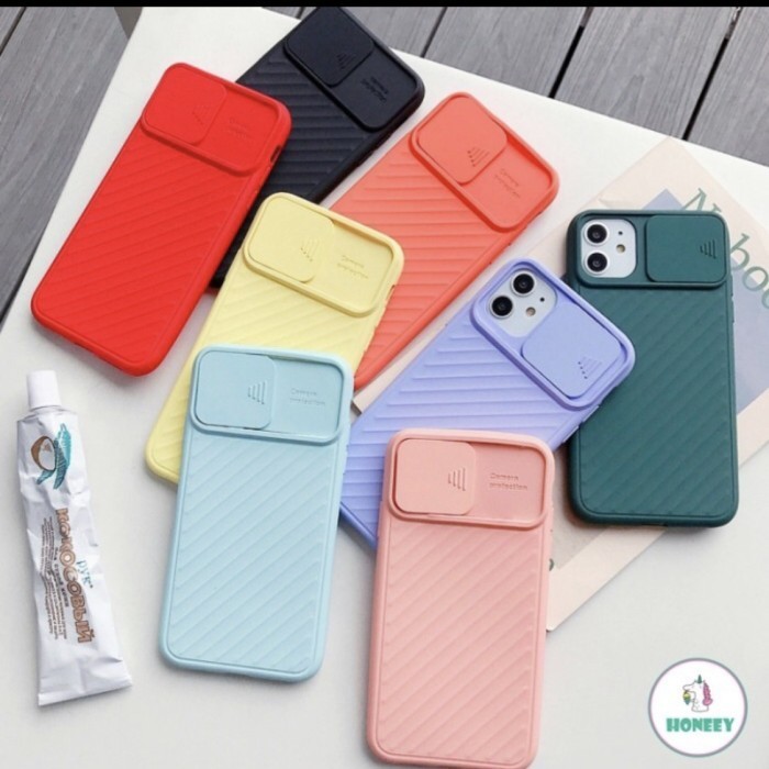 SOFTCASE CAMSHIELD SLIDE PENUTUP KAMERA BELAKANG IPHONE 11 PRO MAX