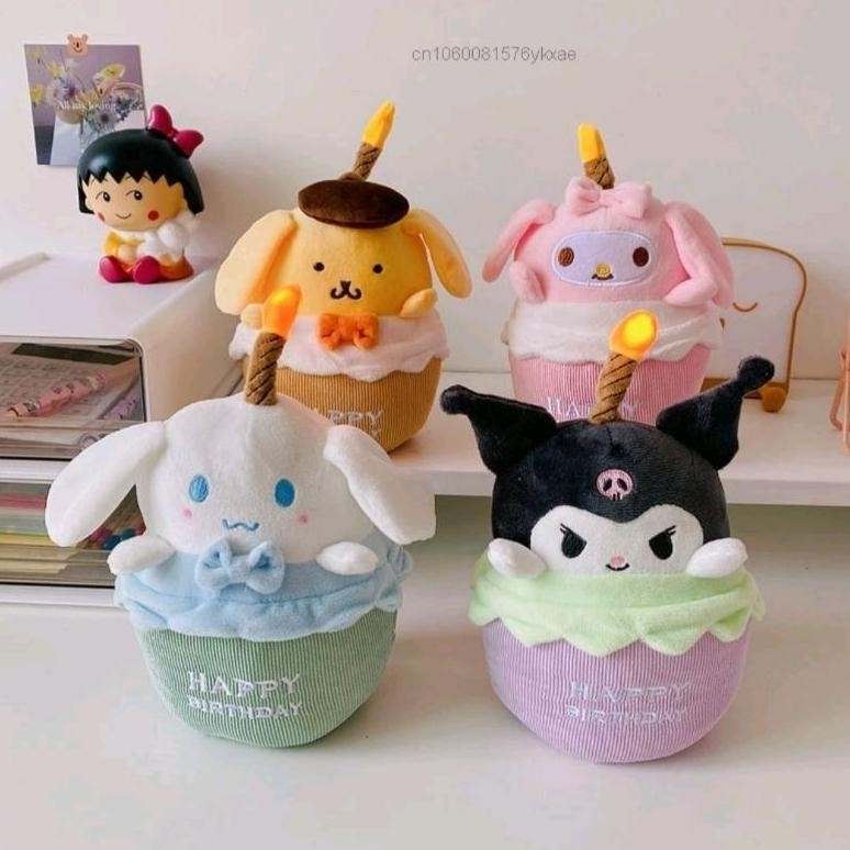 {NEW} Boneka cute sanrio my melody kuromi squishmallow plushie toys Unik Lucu untuk kado hadiah bone