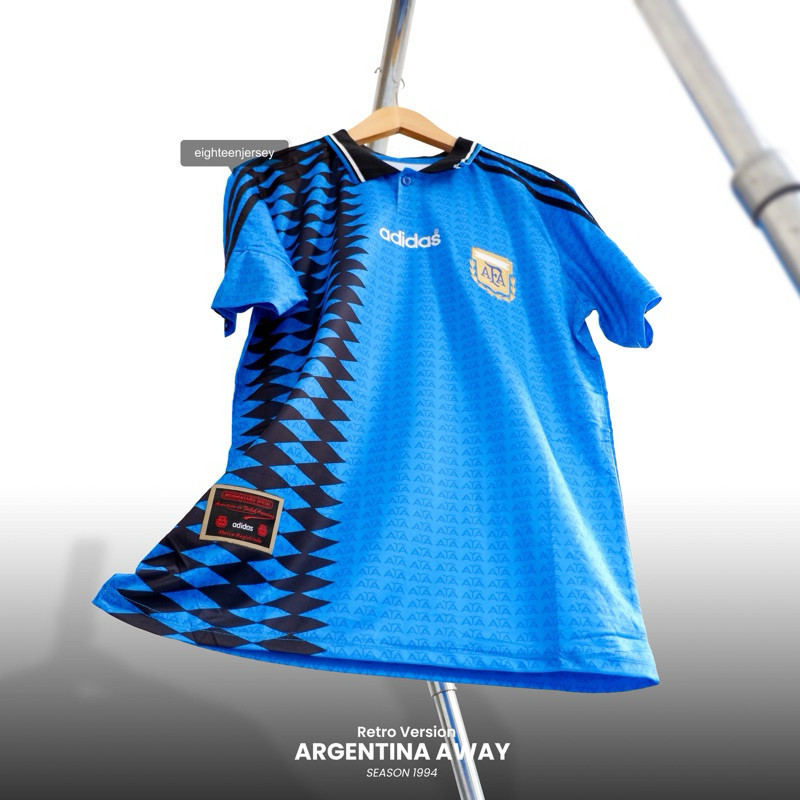 [BEST DEAL] Retro Argentina Away 1994 Baju Jersey Argentina Clasic