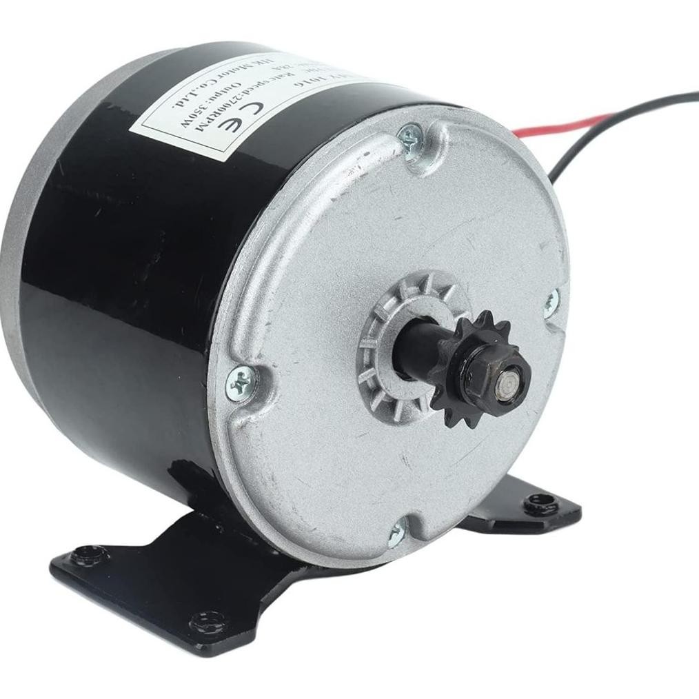 CDF COD MY1016 Dinamo motor untuk E-bike sepeda listrik 24V 350W DC Motor Sikat Berkecepatan Tinggi 