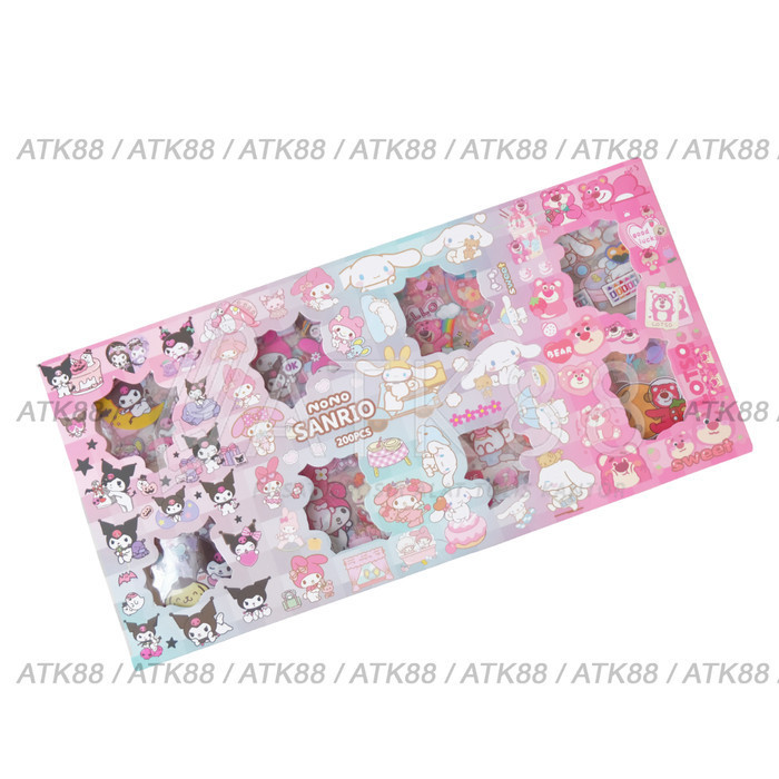 

Sticker Waterproof Nono Sanrio Sticker Botol Minum Lucu Isi 200 Pcs
