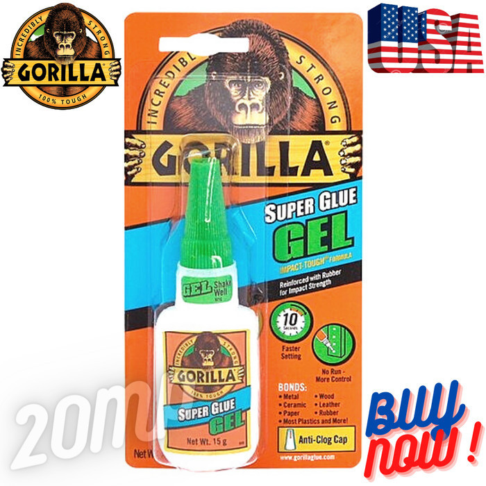 

Lem Gorilla Super Glue Gel 15 Gr Gorilla Super Glue Gel Usa