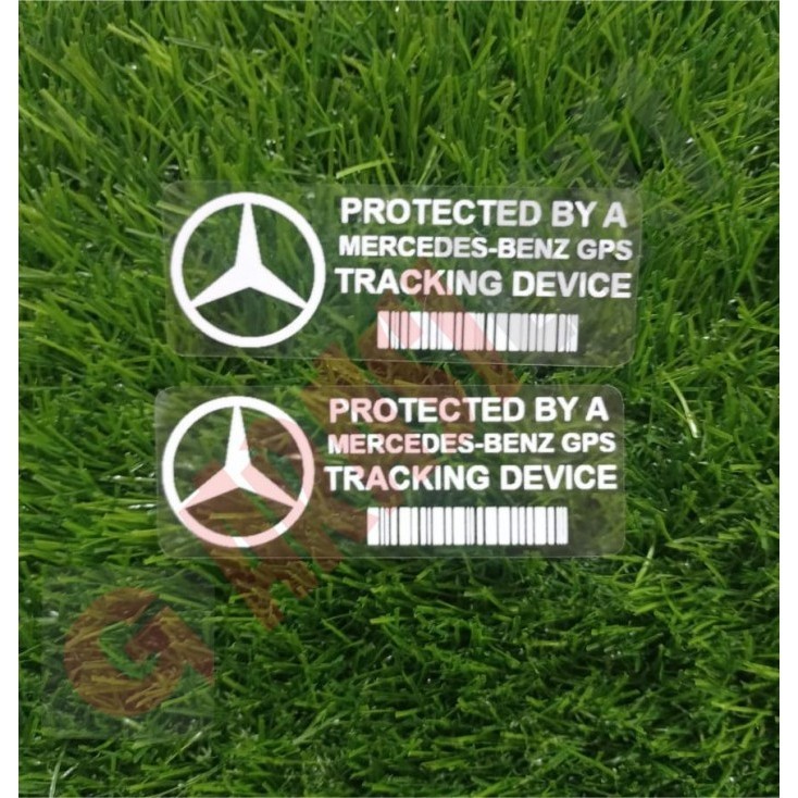 

Sticker Mercedes-Benz Gps Protected By A Tracking 1 Set Tempel Dalam