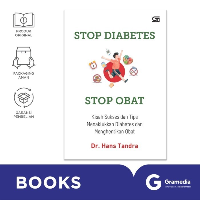 

Buku Stop Diabetes, Stop Obat (Dr. Hans Tandra)