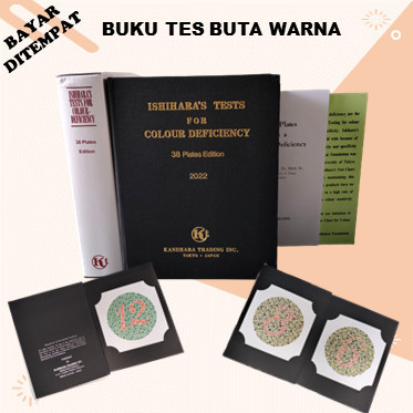 

buku cek tes buta warna Isihara ishihara 38 plates