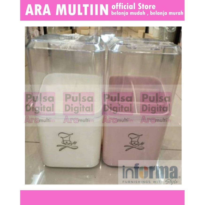 INFORMA CUTLERY HOLDER/TEMPAT SENDOK INFORMA/TEMPAT PISAU INFORMA