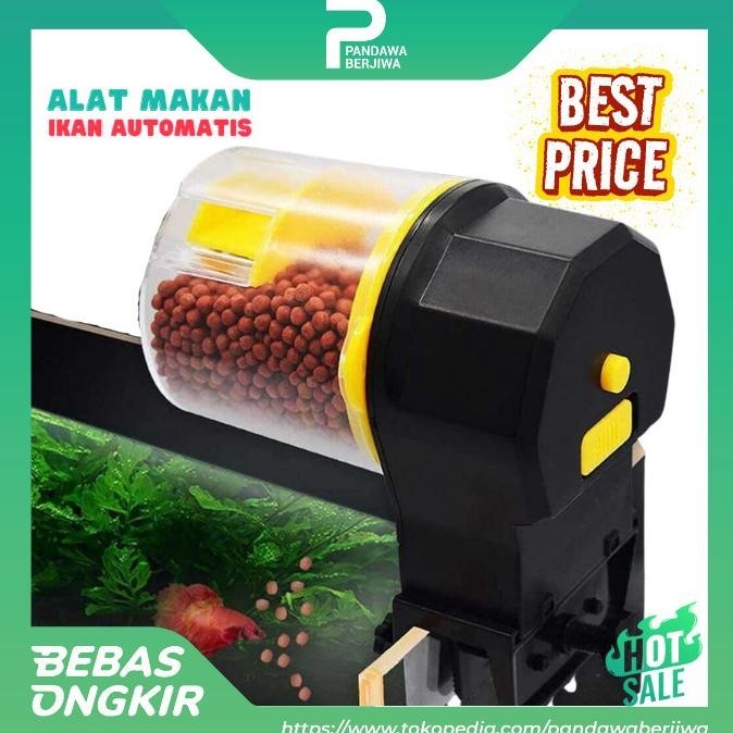Timer Alat Pemberi Pakan Makan Ikan Otomatis Ikan Aquarium