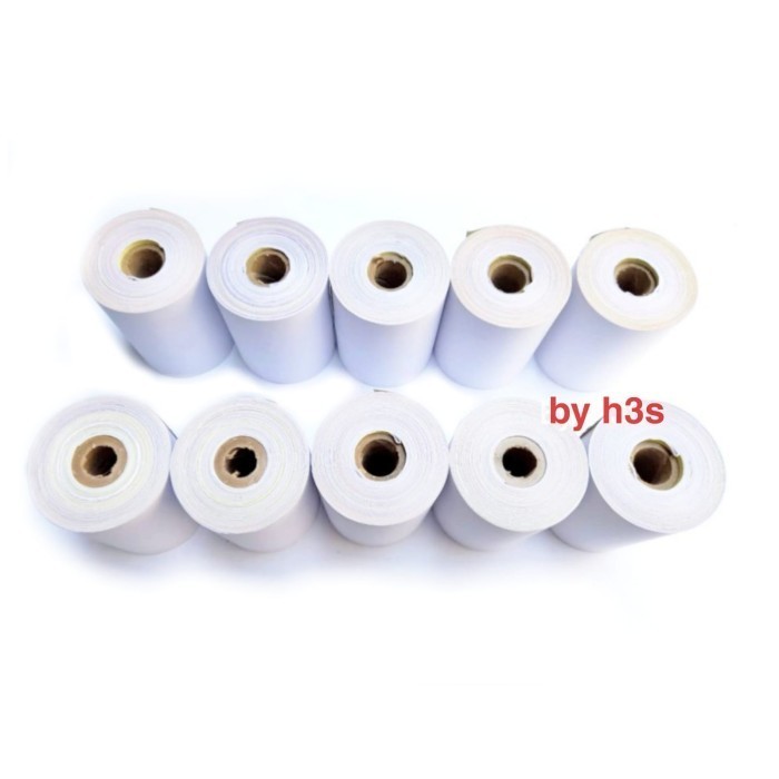 

Struk Kertas Kasir NCR 3 Ply Uk. 75 x 60 mm Minimal 1 Pack (10 Roll)