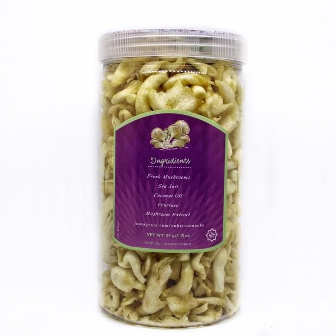

Cabrini Healthy Snack Crispy Mushroom Premium (1000 Ml) Keripik Jamur