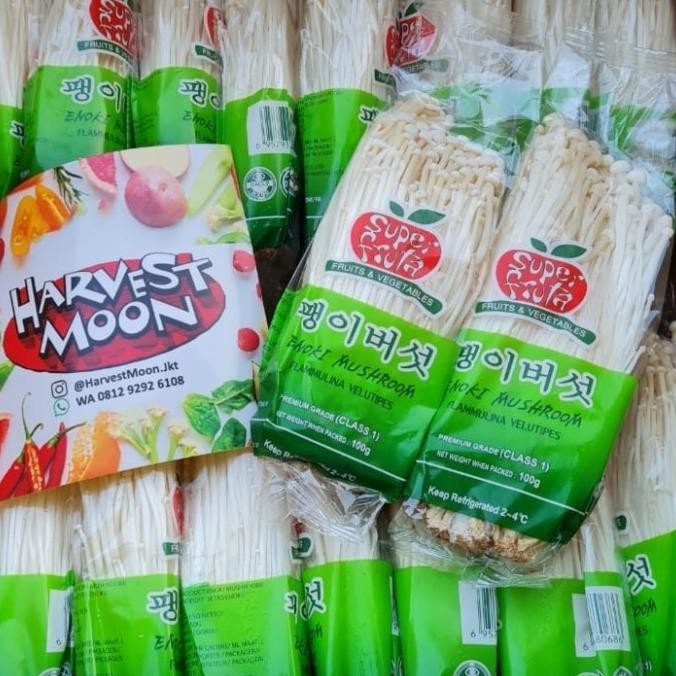 

Harvestmoon Jamur Enoki Per Dus Isi 50Pcs