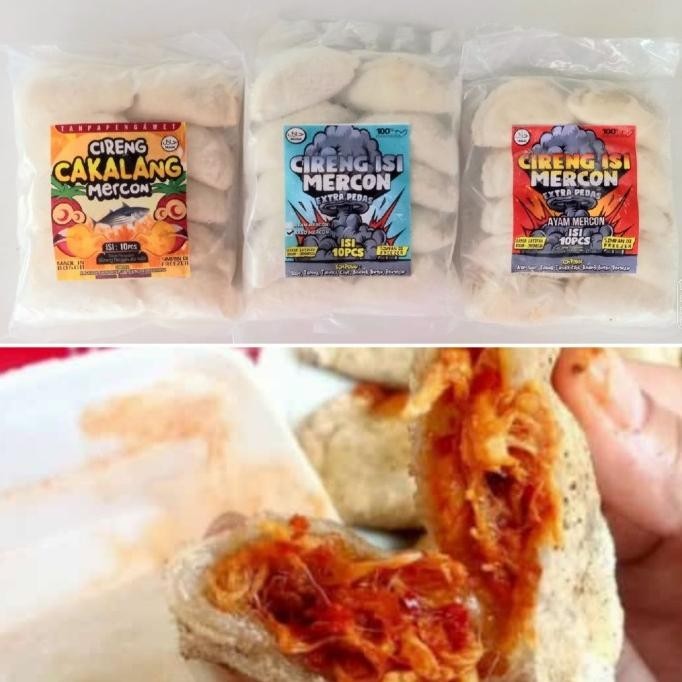 

CIRENG ISI MERCON 10 PCS SUPER PEDAS (AYAM SUWIR, CAKALANG, BAKSO)