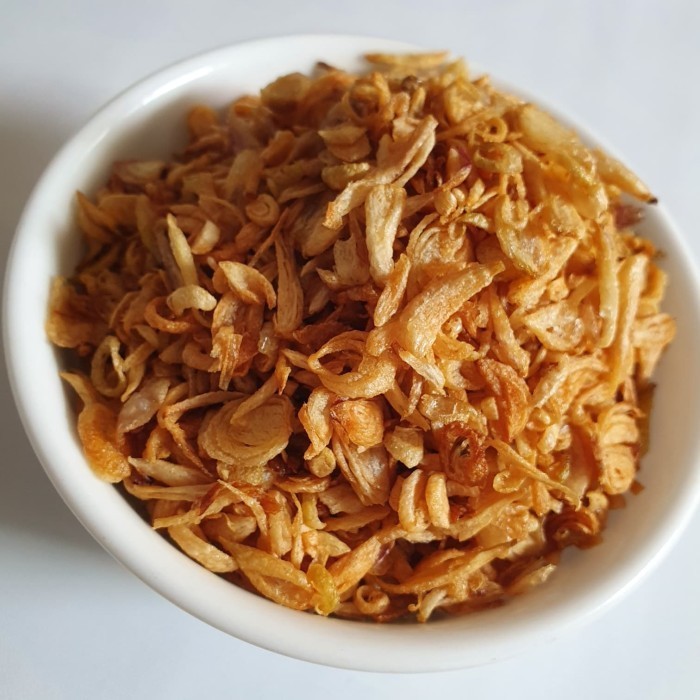 

Bawang Goreng , 500 Grm, Murni Tanpa Tepung, Enak Garing