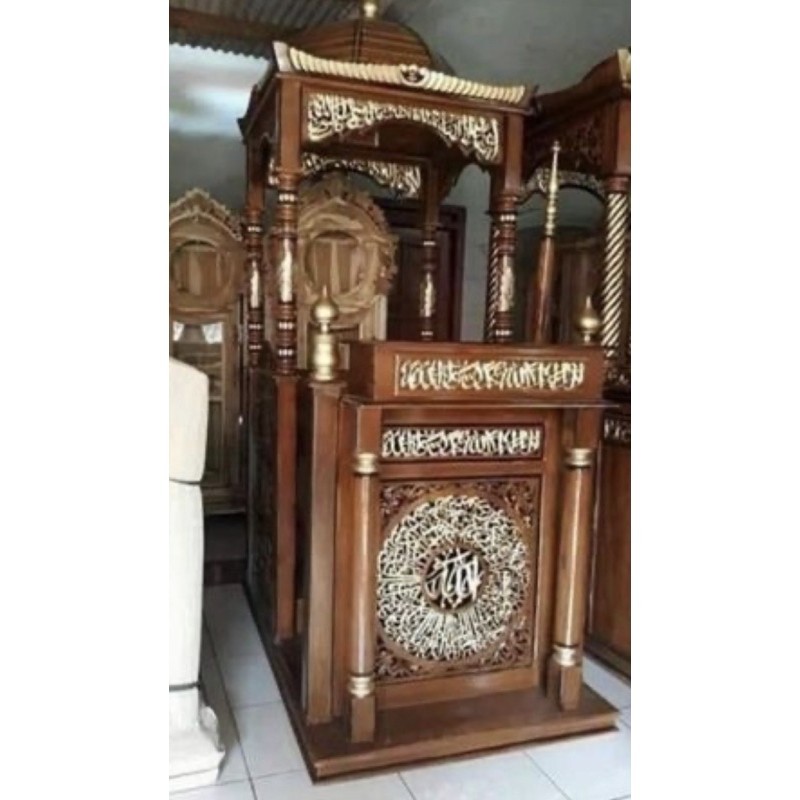 Mimbar podium jati jepara