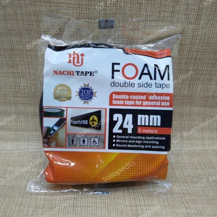 

Produk Terbaik] Isolasi Bolak Balik Double Side Foam Tape Nachi Hijau 1 inch 24mm