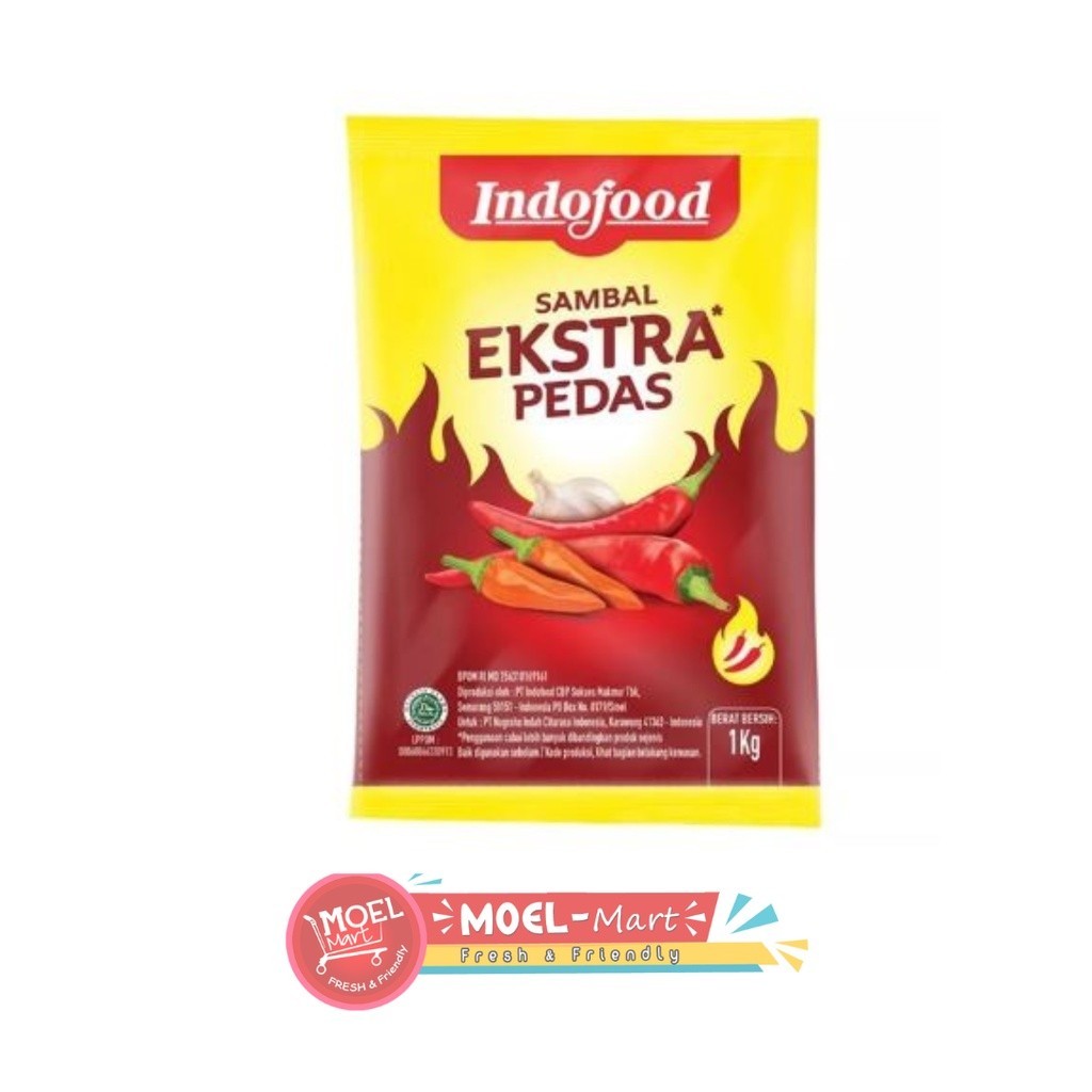 

INDOFOOD Sambal Extra Pedas Pillow 1kg