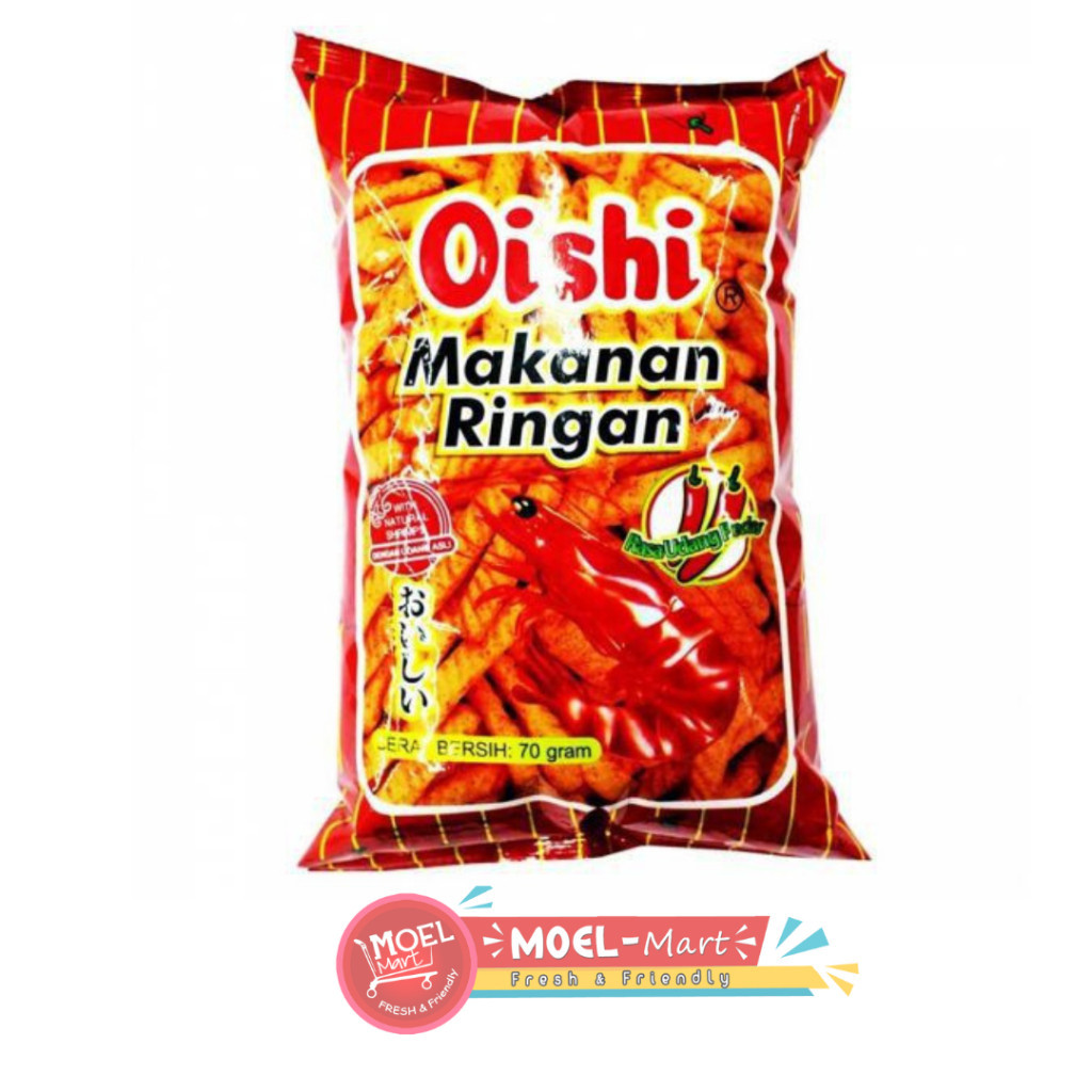 

OISHI Snack Rasa Udang Pedas 70gr