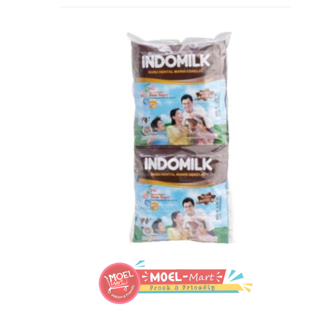 

INDOMILK Susu Kental Manis Coklat 6 Sachet x 37gr