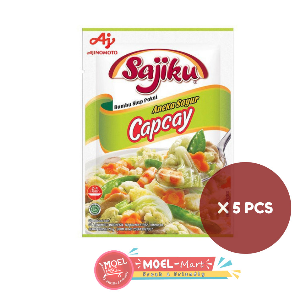 

SAJIKU Aneka Sayur Capcay 5pcs x 20gr