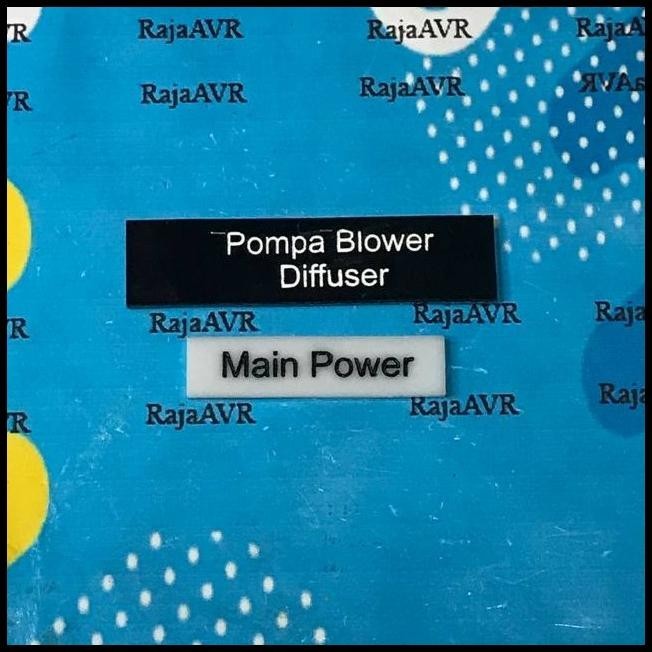 

GRATIS ONGKIR NAME PLAT PANEL TAG CONTROL LISTRIK CUSTOM LABEL SPESIFIKASI ACRYLIC !
