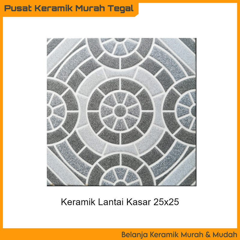 Keramik Lantai Kamar Mandi Kasar 25x25 Formosa Grey (Tegal Brebes Pemalang Slawi)