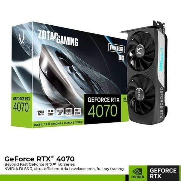 VGA ZOTAC RTX  4070 12GB ddr6 Twin Edge OC