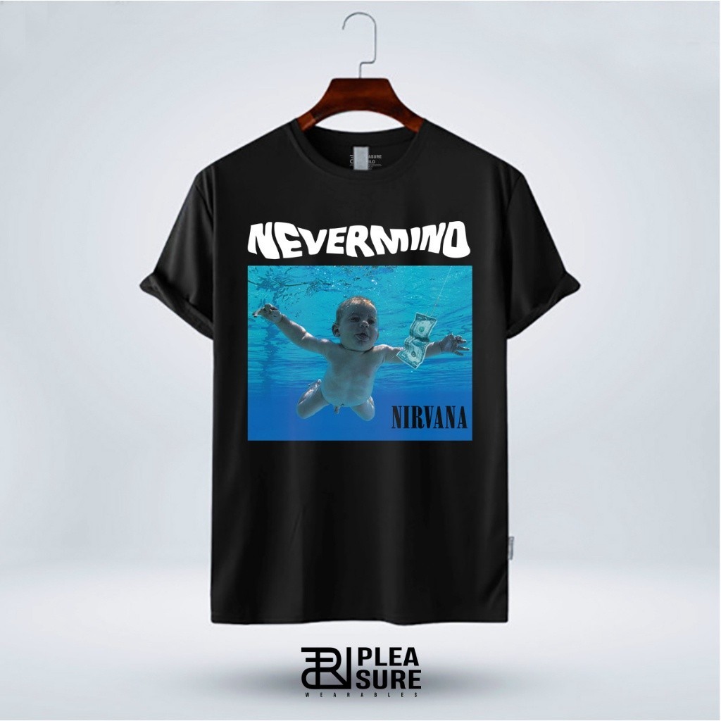 Kaos Band Nirvana Nevermind | Baju Band Nirvana Nevermind | Pleasure World