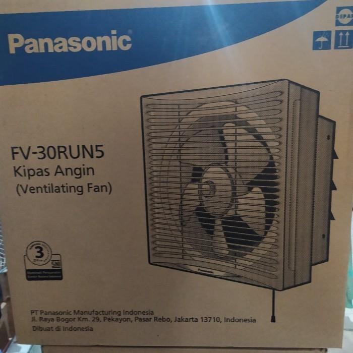 EXHAUST FAN PANASONIC FV-30RUN5 12" INC In-Out/EXHAUST DINDING