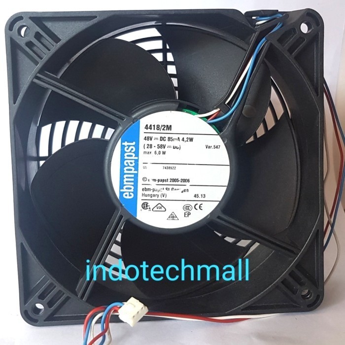 Fan 12cm EBMPAPST 4388/17DV 48V 85mA