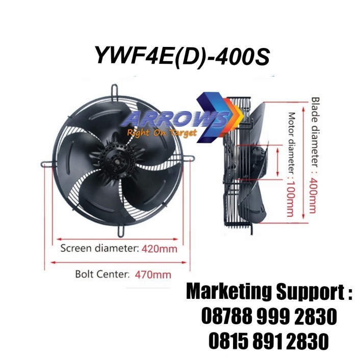 Axial Fan 16 inch Fan Condensor 16 inch 380v Fan Chiller 16 inch 380v