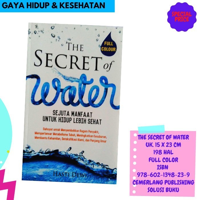 

BUKU THE SECRET OF WATER-SEJUTA MANFAAT UNTUK HIDUP LEBIH SEHAT