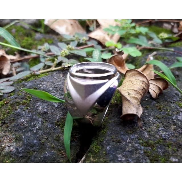 Ring Cincin Perak Hongkong 925 Sier Doff Prk039 Simpel